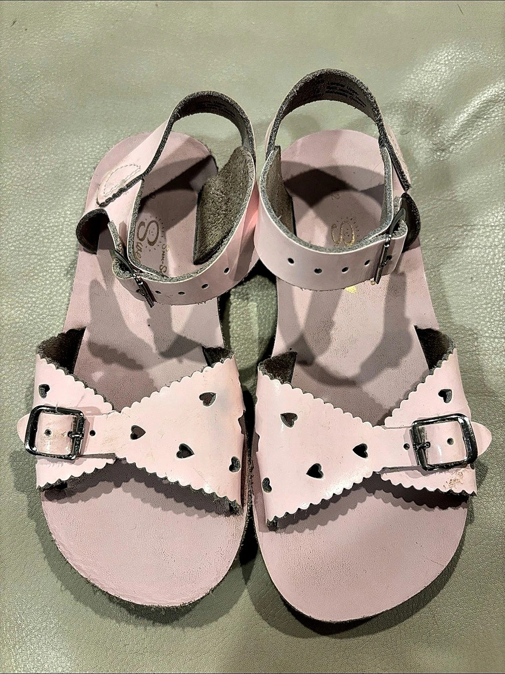 Saltwater Sandals by Hoy
Girls' Sun-San Sweetheart Water Friendly
Leather Sandal